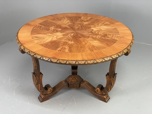 Vintage carved coffee - coffee, table