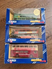3 Vintage Corgi Metrobuses