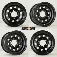 4x 15" x 8 steel wheels fit Toyota Hilux Hardline MOD-X 6x139.7 ET0