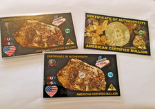 NEVADA GOLD NUGGETS SET OF 3