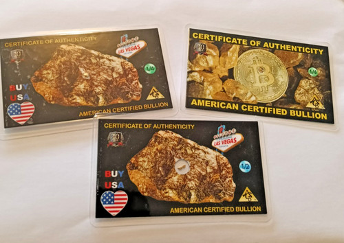 Nevada gold nuggets - gold, set