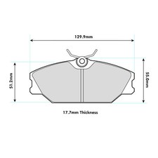 Ferodo DS2500 Front Brake Pads
