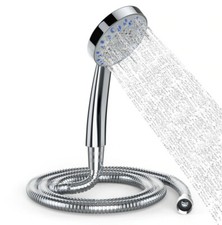 High Pressure Shower Head And Hose Set Universal Chrome Power Jet Massage