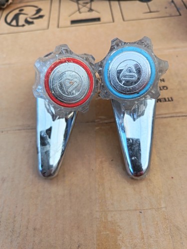 Pair vintage tactile taps - vintage,