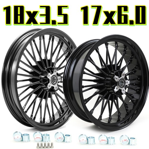 18x3 17x6 fat spoke wheels - 18x3.5, 17x6.0