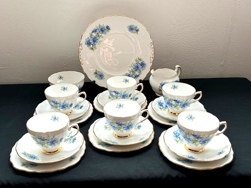 Vintage colclough nigella - vintage,