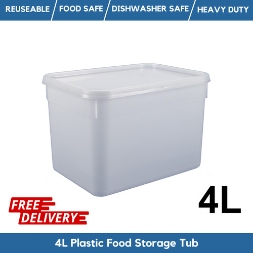 Litre rectangular food - 4,