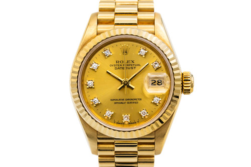 Rolex lady datejust 26mm 18ct - rolex,