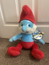 Smurfs Build-a-bear Childrens Papa Smurf plush soft  Toy 45cm Length