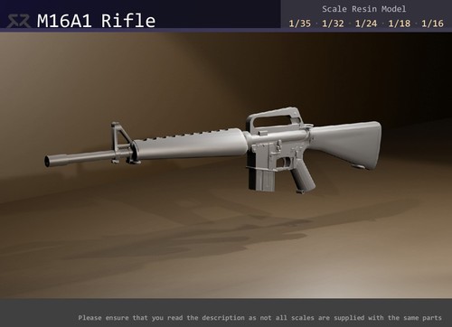 M16a1 rifle 1 35 - m16a1,