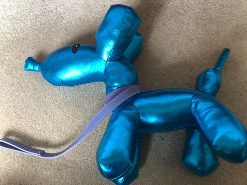 Balloonies blue dog soft toy - soft,