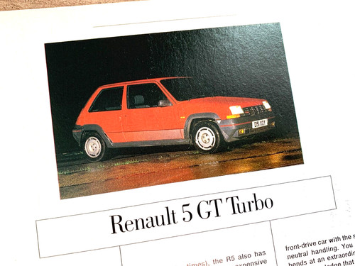 Renault turbo 1980s - gt,