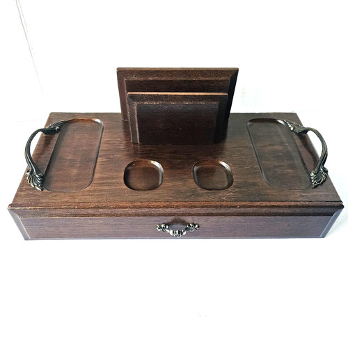 Vintage wood dresser - wood, dresser/desk