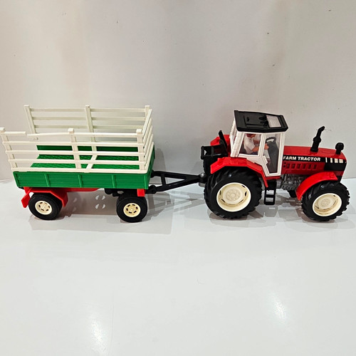 Farm tractor toy - farm, vehicle