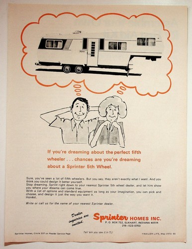 Sprinter homes 1973 vintage - 1973,