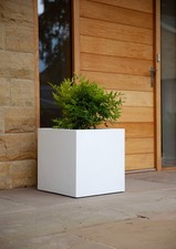 24cm White Smooth Urban Box -