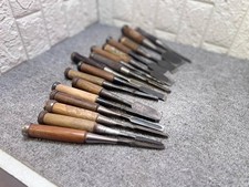 Set of 16 Japanese Chisel Nomi Carpenter Tool Hand Tool wood working 010092