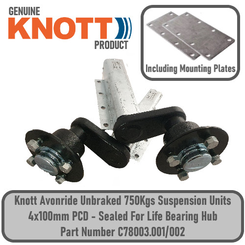 Knott trailer 750kg suspension - knott,