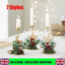 Christmas Golden Iron Candle