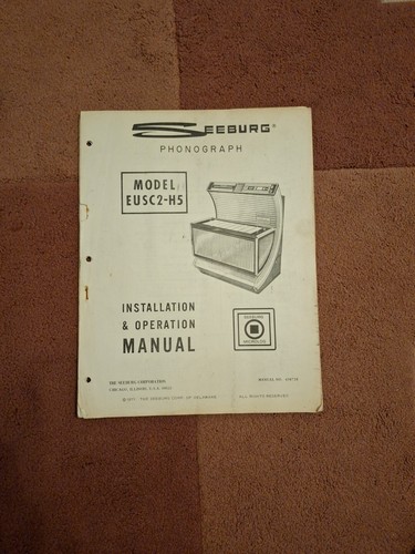 Seeburg model eusc2 - seeburg, eusc2-h5