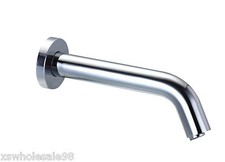 CHROME SENSOR TAP AUTOMATIC WALL MOUNTED TAPS AUTO WASHROOM WASH BASIN