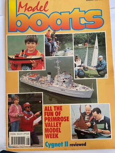Model boats august 1990 - boats,