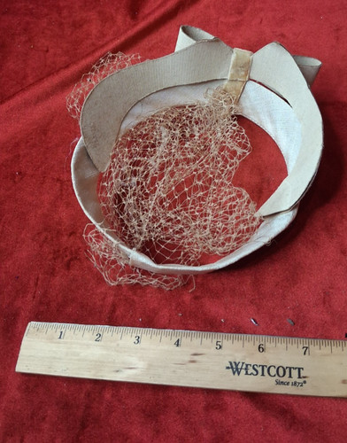 Vintage 1950s half hat - vintage,