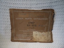 Vintage Ruston-Bucyrus Construction IMP 19-RB Repair Parts Catalogue List Book