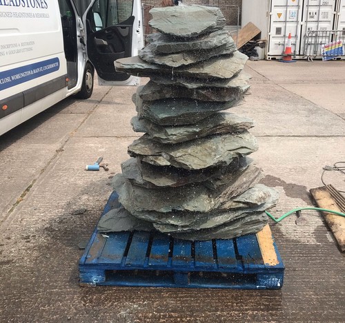 Coniston blue slate - blue, stack