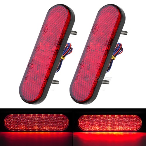 2pc motorcycle led red tail - 2pc,