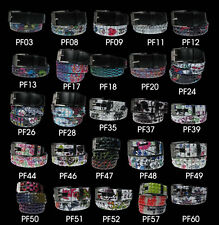 Pyramid Studded Mens and Womens Belt With Removable Buckle Fitting