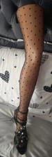 Polka Dot 10 Denier Stockings