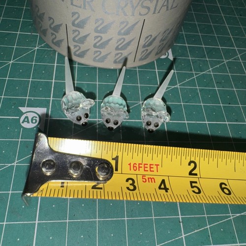 Swarovski crystal small mice - small,