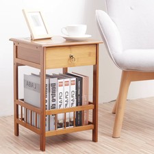 Bamboo Bedside Table with