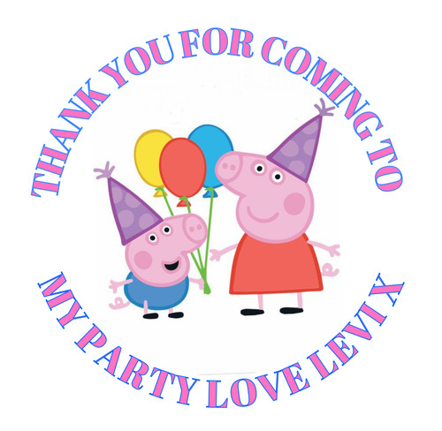 Peppa pig personalised - pig,