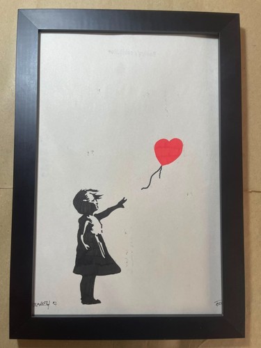 Banksy drawing framed - banksy, on