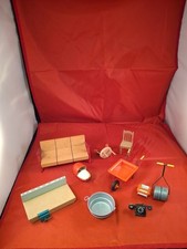 Vintage Triang Spot On Painted Die Cast Garden Roller 1950s Wheelbarrow Bundle 3