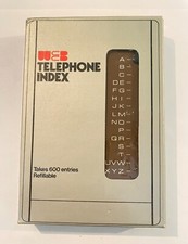 Vintage WEB Telephone Index T630 - Brown - Unused In Original Box