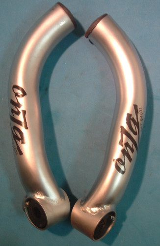 Onza short steel bar ends - steel,