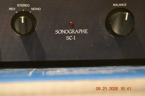 Conrad johnson sonograph - sonograph, sc-1
