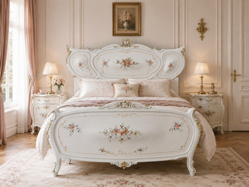 Bedframe italian venetian - bedframe,