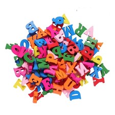 100 Pcs Letter Blocks Wooden Hanging Ornaments Wooden Letters Crafts