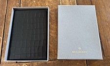 Mulberry Matte Black Croc