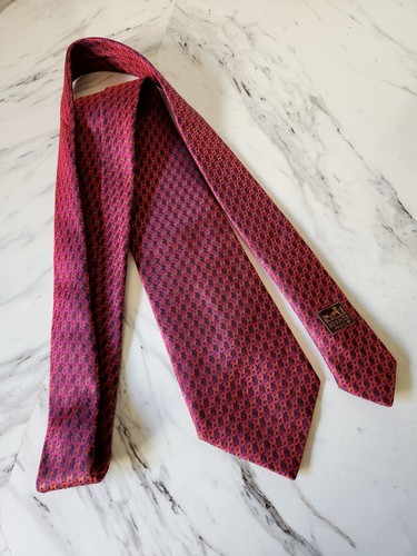 Hermes mens silk tie - silk,