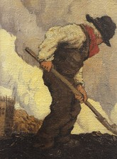 Digging Potatoes Paul Henry