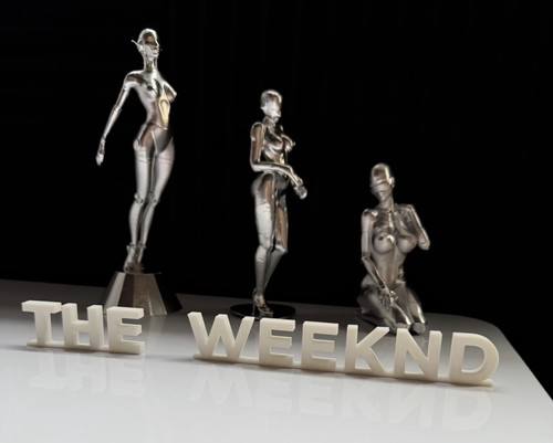 The weeknd lettering