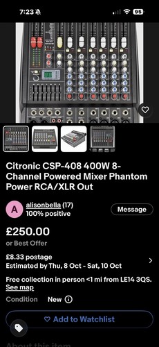 Citronic mixer cps 408 400 - mixer,