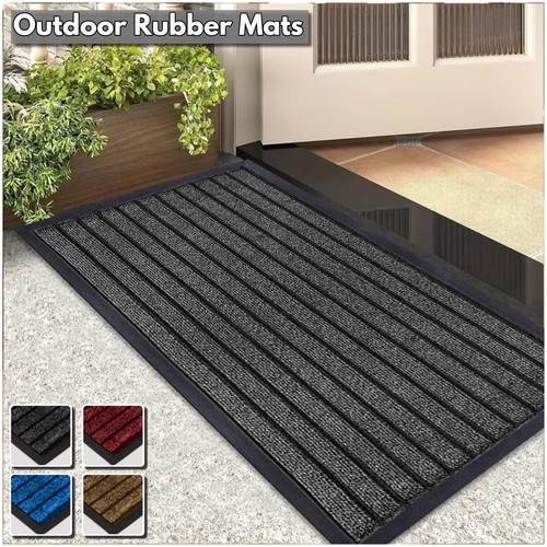 Non slip rubber door mats - rubber,