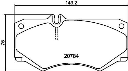 Don front brake pad set - don,