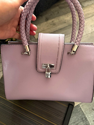 Guess purple faux leather - faux,